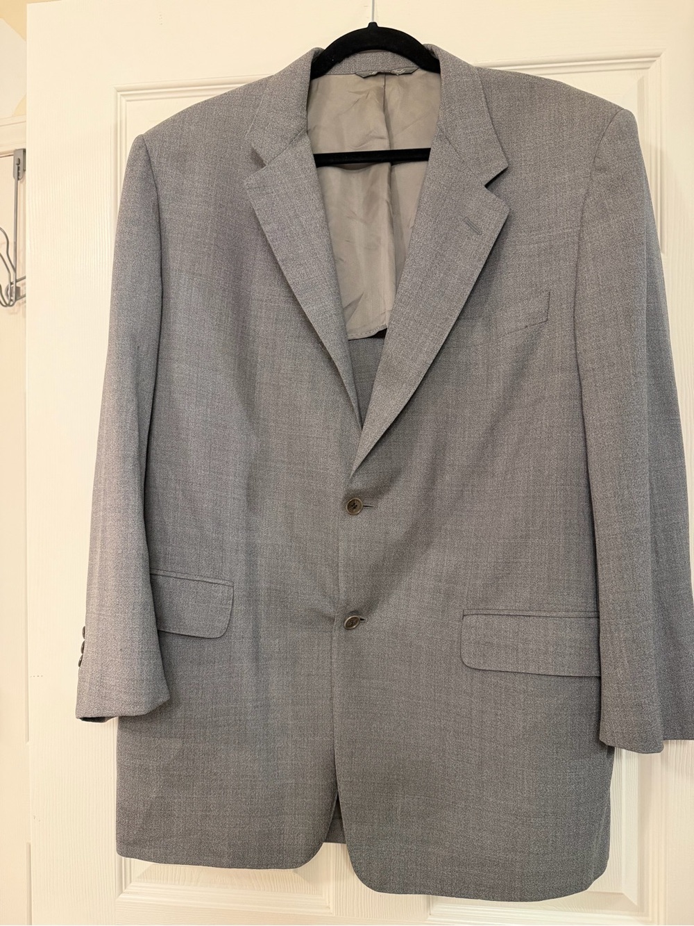 Canali Light Gray Two-Button Men's Blazer